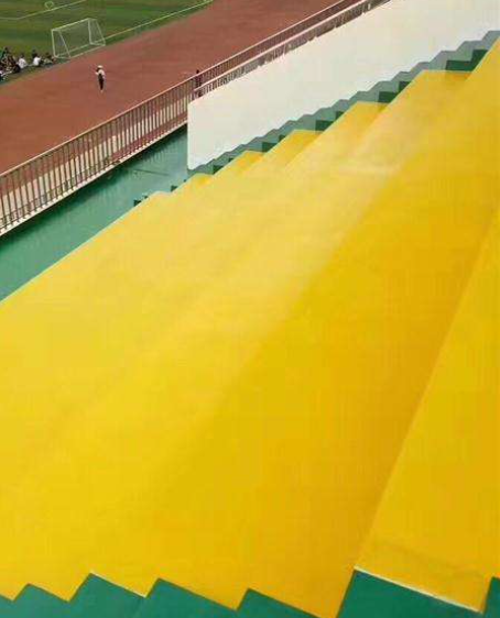 盐城球场台阶翻新修补改造